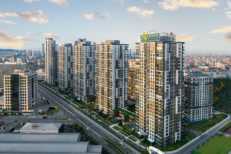 1+1 Apartment for rent in Avrupa Konutları Yamanevler